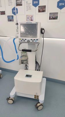 Ventilador de UCI con compresor con certificación CE Purple Horn para UCI y OR