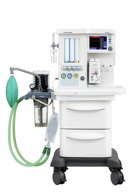 estación de trabajo de la anestesia de la pantalla táctil, botón del control, AGS, ORCA, flujómetro de los tubos; uso de la anestesia