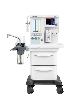 estación de trabajo de la anestesia de la pantalla táctil, botón del control, AGS, ORCA, flujómetro de los tubos; uso de la anestesia