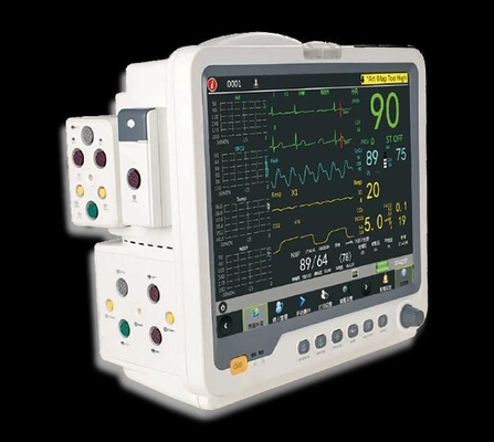 ICU tapan en la ventaja portátil ECG del monitor paciente 3/5 para el hospital
