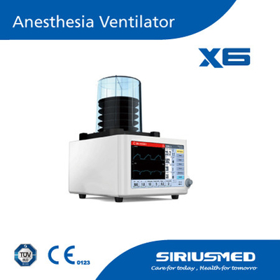 Ajuste electrónico neumático 50-1500mL del volumen de marea del ventilador de la máquina de la anestesia
