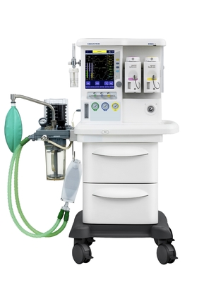 flujómetro mecánico de la visualización electrónica de la máquina de la anestesia del control