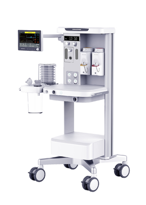 Máquina anestésica veterinaria del AIRE O2 con la pantalla a color del LCD