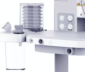 O ventilador de la máquina de la anestesia con 10&quot; pantalla táctil del color de TFT LCD