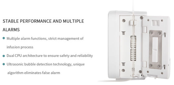 Las bombas médicas ajustables de la infusión, intravenoso automatizado Purple Horn bombean ISO 13485