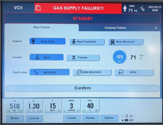 Eléctrico portátil del ventilador de Purple Horn del sitio de Icu para el adulto