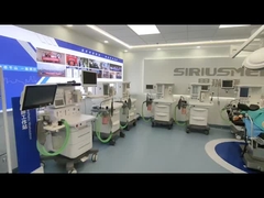 Dispositivo respiratorio de cuidados críticos con pantalla táctil para pediatras y adultos